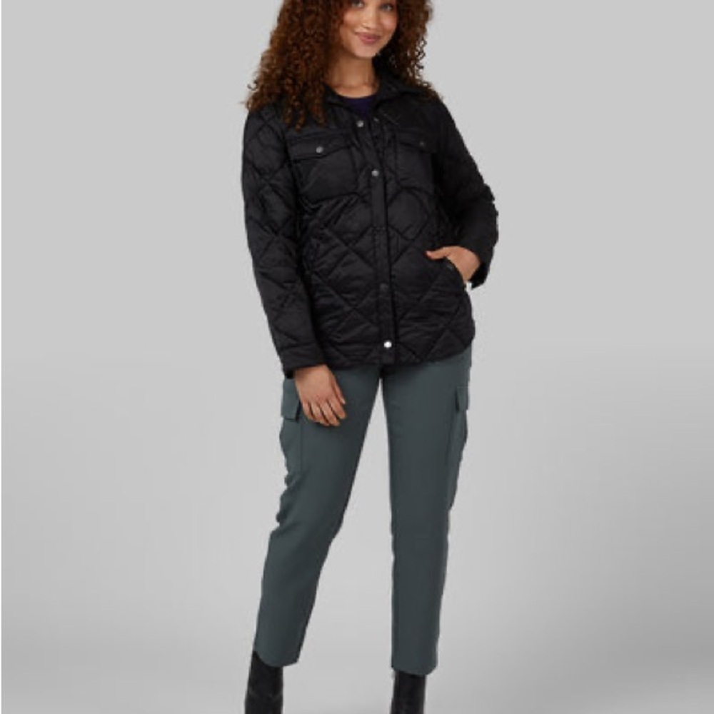 NEW WOMEN'S LIGHTWEIGHT POLY-FILL‎ SHIRT JACKET